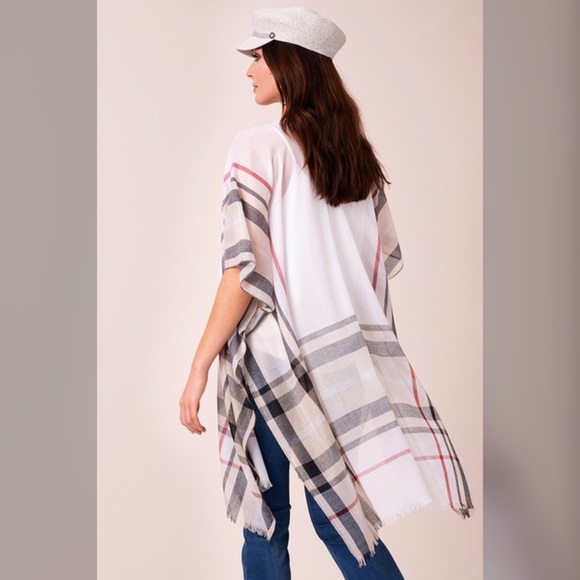 Almost sold out! New Timeless Plaid Kimono Cardi - Picture 6 of 6